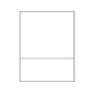 Printworks® Professional 8.5" x 11" Perforated Paper, 20 lbs., 92 Brightness, 2500 Sheets/Carton (04128)