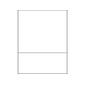 Printworks® Professional 8.5" x 11" Perforated Paper, 20 lbs., 92 Brightness, 2500 Sheets/Carton (04124P)