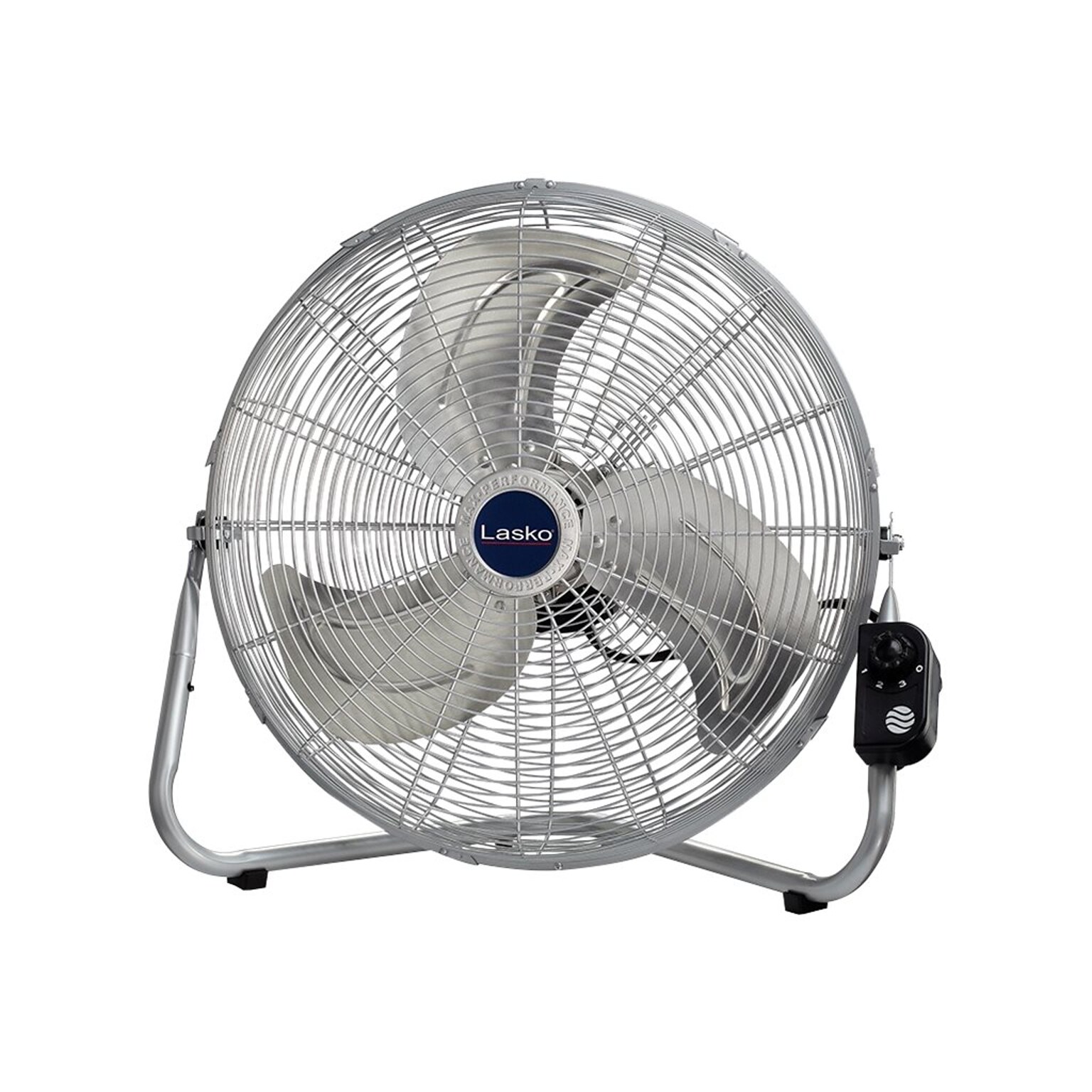 Lasko Max Performance 20-inch 3-Speed Floor Fan, Silver (2265QM)