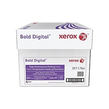Xerox Bold Digital 8.5W x 11L Color Copy Paper, 32 lbs., 100 Brightness, 500 Sheets/Ream, 4000 She