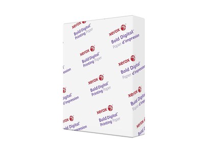 Xerox Bold Digital 8.5"W x 11"L Color Copy Paper, 32 lbs., 100 Brightness, 500 Sheets/Ream, 8 Reams/Carton (3R11764)