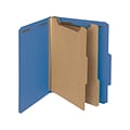 Smead Recycled Heavy Duty Pressboard Classification Folder, 2-Dividers, 2 Expansion, Letter Size, D