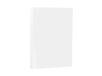 Jam Paper Strathmore 80lb Cardstock, 8.5 x 11, Natural White Wove, 50 Sheets/Pack