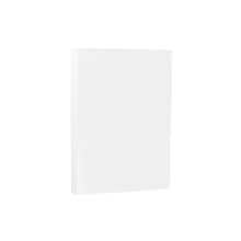 JAM Paper Strathmore 80 lb. Cardstock Paper, 8.5 x 14, Bright White Wove, 50 Sheets/Pack (17428894