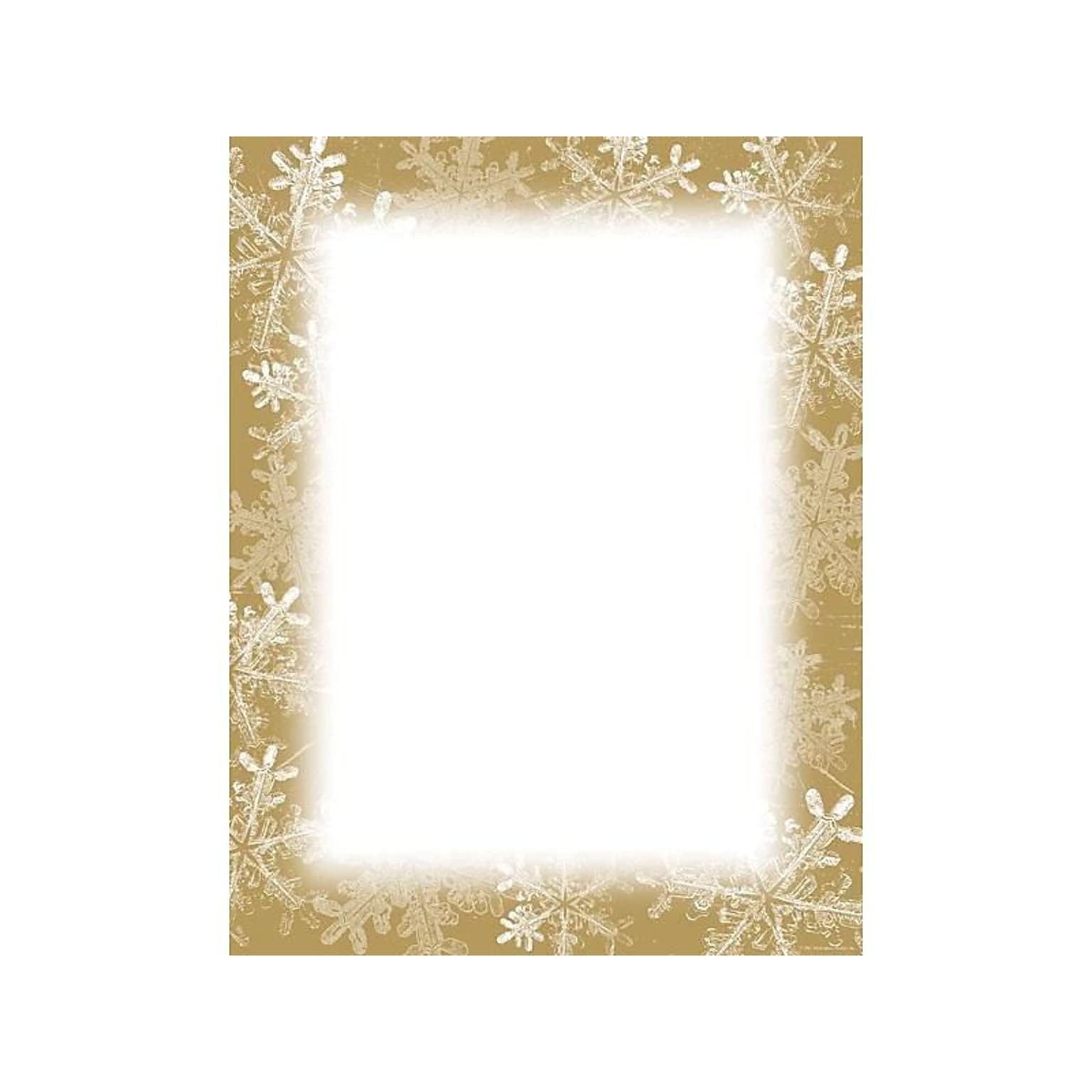 Frosted Holiday Wishes Letterhead, 8.5W x 11L, 250/Pack (2011593)