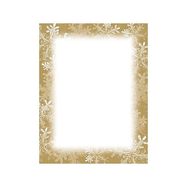 Frosted Holiday Wishes Letterhead, 8.5W x 11L, 250/Pack (2011593)