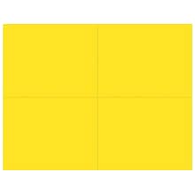 Great Papers 4-Up Matte Postcards, 5.5 x 4.25, Bright Yellow, 200/Pack (951840)