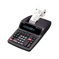 Casio DR-210TM 12-Digit Desktop Calculator, Black