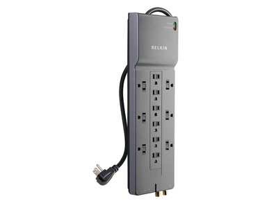 Belkin 12-Outlet Surge Protector, 8' Cord (BE112230-08)