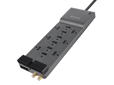 Belkin 12-Outlet Surge Protector, 8' Cord (BE112230-08)