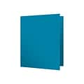 Oxford Twin Fastener Folders, Light Blue, 25/Box (OXF 57701)