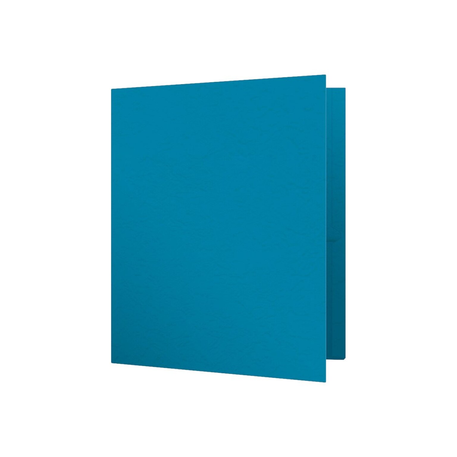 Oxford Twin Fastener Folders, Light Blue, 25/Box (OXF 57701)