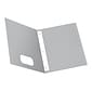 Oxford Twin Fastener Folders, Gray, 25/Box (OXF 57705)