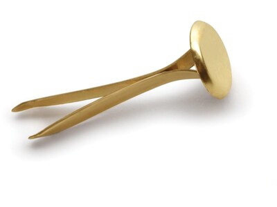 Officemate Round Head Fasteners, Gold, 100/Box (99814)