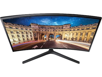 Samsung CF398 LC27F398FWNXZA 27" LED Monitor, High Glossy Black