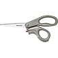 Westcott E-Z Open 8" Stainless Steel Multi-Purpose Scissors, Pointed Tip, Gray (13227)