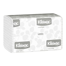 Kleenex C-Fold Paper Towels, 1-Ply, 150 Sheets/Pack, 16 Packs/Carton (01500)