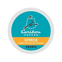 Caribou Coffee Daybreak Morning Blend Coffee Keurig® K-Cup® Pods, Light Roast, 96/Carton (6994)