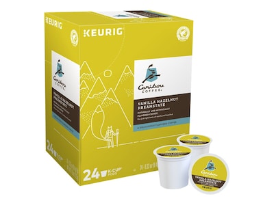 Caribou Vanilla Hazelnut Dreamstate Coffee, Keurig® K-Cup® Pods, Medium Roast, 24/Box (736686)
