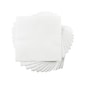 JAM PAPER Small Beverage Napkins, 2-Ply, White, 50/Pack (525562731)