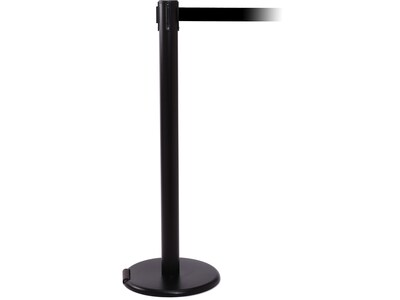 RollerPro Queue Solutions 250 Belt Barrier w/Belt, 40H, Black (ROL250B-BK)
