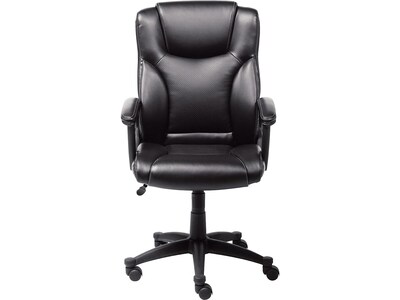 Serta Bonded Leather Executive Chair, Black (CHR200097)