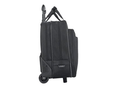 Solo New York Midtown Empire Laptop Rolling Briefcase, Black Polyester (CLS910-4)