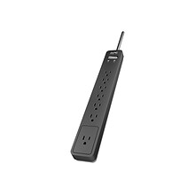 APC Essential Surgearrest 7 Outlets Surge Protector, 6 Cord (PE76)