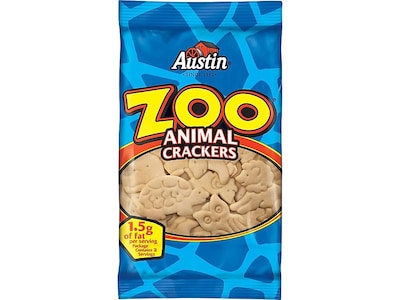 Austin Zoo Animal Crackers, Original, 2 oz., 36/Carton (10022)