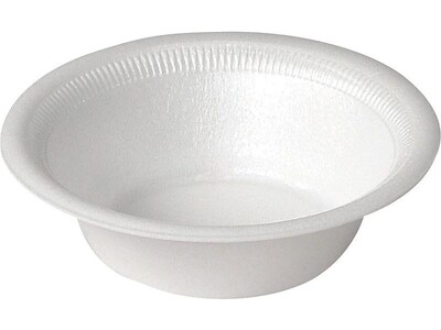 Solo Concorde Foam Bowls, 12 oz., White, 125/Pack (12BWWCR)