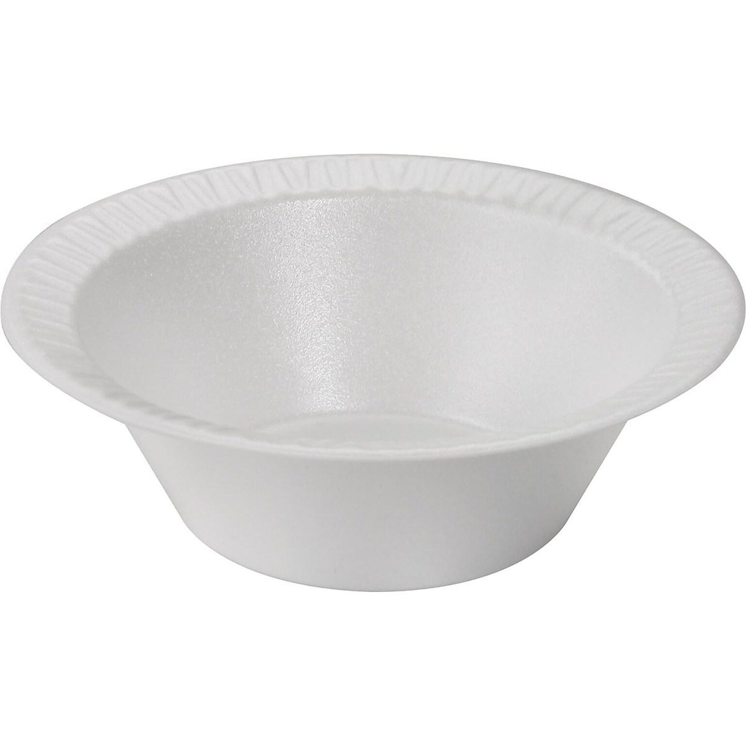 Dart Concorde Foam Bowls, 12 oz., White, 1000/Carton (12BWWCR)