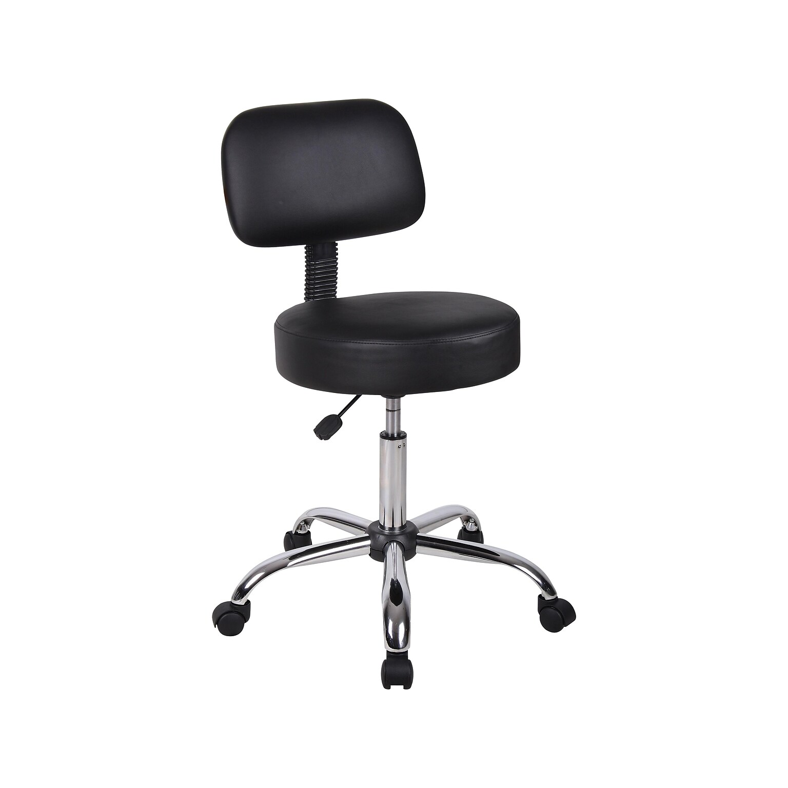 Boss Be Well Medical Spa Professional 26.5 Drafting Stool, Black (B245-BK)