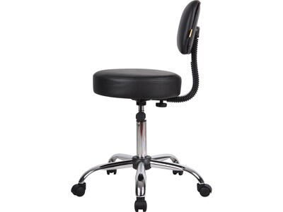 Boss Be Well Medical Spa Professional 26.5" Drafting Stool, Black (B245-BK)