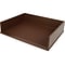 Victor Technology Technology Wooden Letter Tray, Mocha Brown (B1154)