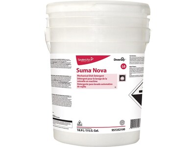 SUMA Nova L6 Dishwasher Detergent Liquid, Clean Scent, 640 oz., (957252100)