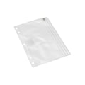 CLI Zipper Vinyl Pouches, Clear, 12/Bundle (76370)