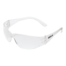 MCR Safety Checklite Polycarbonate Safety Glasses, Clear Lens, 12/Pack (CL110)