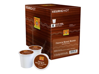 Diedrich French Roast Blend Coffee, Keurig® K-Cup® Pods, Dark Roast, 24/Box (6745)