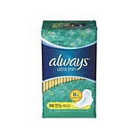 Always Ultra Thin Regular Pads with Wings, Unscented, 36/Pack, 6 Packs/Carton (PGC30656)