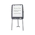 ICEBERG Portable Flip Chart Easel, 73, Charcoal Steel (30227)