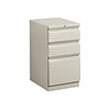 HON Brigade 3-Drawer Vertical File Cabinet, Mobile/Pedestal, Letter, Gray, 22.88D (H33723R.L.Q)