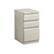 HON Brigade 3-Drawer Mobile Vertical File Cabinet, Letter Size, Lockable, 28H x 15W x 22.88D, Lig