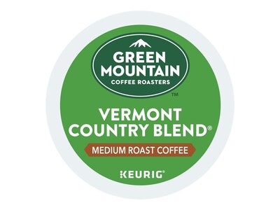Green Mountain Vermont Country Blend Coffee, Keurig® K-Cup® Pods, Medium Roast, 96/Carton (GMT6602CT