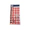 Table Mate Plaid 108L x 54W Plastic Table Covers, Red/White, 6/Pack (549rdg)
