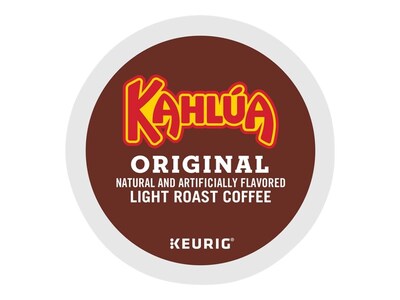 Kahlua Original Coffee, Keurig K-Cup Pods, Light Roast, 24/Box (4141)