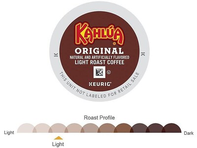 Kahlua Original Blend Coffee Keurig® K-Cup® Pods, Light Roast, 24/Box (PB4141)