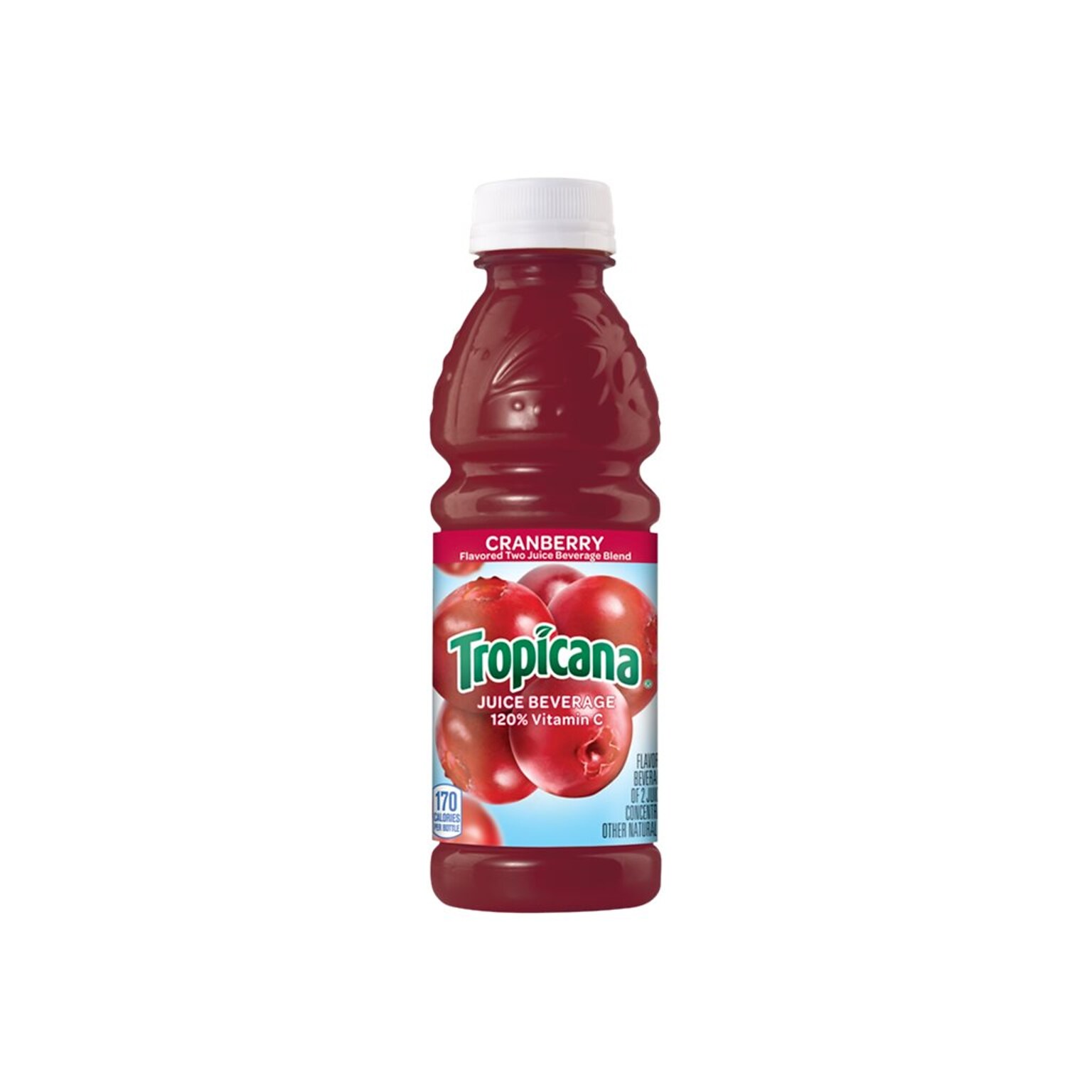 Tropicana 100% Cranberry Juice, 10 oz., 24/Carton (TRO000838)