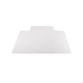 Deflect-O EconoMat 45 x 53 Rectangular w/Lip Chair Mat for Carpet, Vinyl (CM11232)