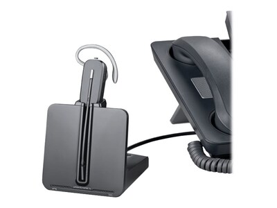 Poly CS545 XD Wireless Phone Headset, Black (7E2K0AA#ABA)