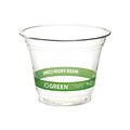 Eco-Products GreenStripe Cold Cups, 9 Oz., Transparent/Green, 1000/Carton (EP-CC9S-GS)